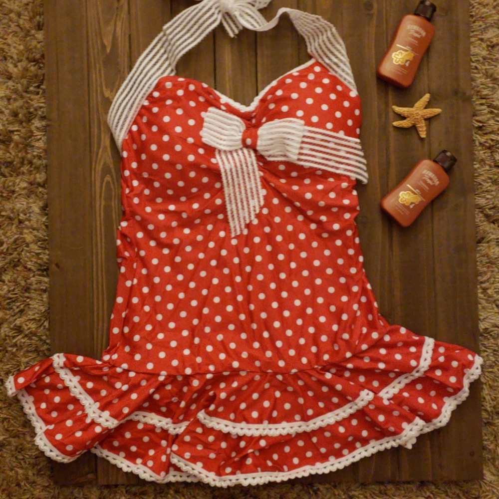 Pin Up Polka Dot Bathing suit.. FINAL SALES DROP!!